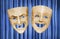 Tragicomic Theater Masks