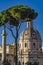 Traian column and church Santissimo Nome di Maria