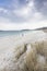 Traigh na Beirigh beach at Neep on the Isle of Lewis in Scotland.