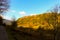 A trail along wicklow mountains in Ireland