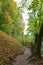 Trail around Bled Island in Slovenia