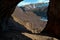 The trail cave to the Glymur waterfall