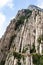 Trail and cliffs in Songshan Mountain, Dengfeng, China. Songshan is the tallest of the 5 sacred mountains of China