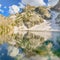 Trail Creek Lake Reflection, Sawtooth National Recreation Area, ID