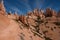 Trail Heading Uphill Toward Hoodoos