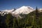 Trail High Burroughs Mountain Cascade Range Mt. Rainier