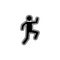 trail icon. Element of detective icon for mobile concept and web apps. Glyph trail icon can be used for web and mobile