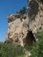 Trail Leading to Cave Opening at Pictograph Cave State Park near Billings, Montana