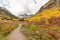 Trail Leading to the Maroon Bells in Autumn