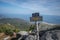 Trail marker signs at Whiteface Mountain