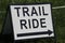 Trail Ride sign
