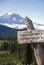 Trail sign, Pacific Crest Trail