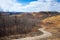 Trail though the beautiful Glenbow Ranch Provincial Park in Alberta