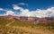 Trail to Hornocal, 14 color mountain. Colorful mountains in Jujuy, Argentina