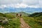 Trail to Wildseeloder house and Wildsee lake, historical and nature reserve place in Alps, Fieberbrunn