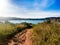 Trail, view from the top, Praia da Ferradura.