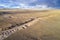 Trail winding through prairie in northern Colorado