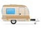 Trailer caravan vector illustration