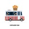 Trailer fast food vector illustration isolated