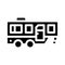 trailer mobile home glyph icon vector illustration