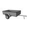 Trailer with sides for the car.Car single icon in monochrome style vector symbol stock illustration web.