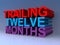 Trailing twelve months