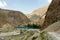 Trails from Haft-Kul Seven Lakes in the Fan mountains, Tajikistan