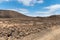 Trails on the uninhabited and exotic island of Lobos, very close to Fuerteventura