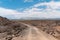 Trails on the uninhabited and exotic island of Lobos, very close to Fuerteventura