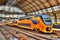 Train at Amsterdam Centraal station