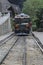 Train arriving in Aguas Calientes Machu Pichuu