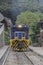 Train arriving in Aguas Calientes Machu Pichuu