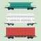 Train carriages car railway without striping travel railroad passenger locomotive