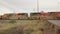 train carrying iron ore at a level crossing in port hedland