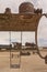 Train cemetery, abandoned trains, Salar de Uyuni, Bolivia, South America