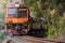 Train on Death Railway over the River Kwai