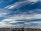 Train depot in Boise Idaho with beautiful sky with clouds