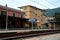 Train Depot in Monterosso,Italy