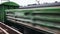 train freight railway transport iron containers wagons moving