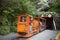 Train in gold mine in Zloty Stok in Poland.