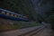 train,Hydroelectric route to Aguas Calientes, train tracks,Machu Picchu, Peru