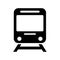 Train icon flat vector illustration design