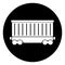 train icon, train carriage vector