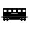 train icon, train carriage vector