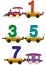 Train letters and numbers