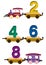 Train letters and numbers