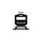 Train logo concept icon illustration