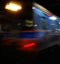 Train moving blurred motion, abstract transport