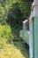 Train on narrow-gage railroad between Borjomi and