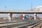 Train in Ogden Station, Utah